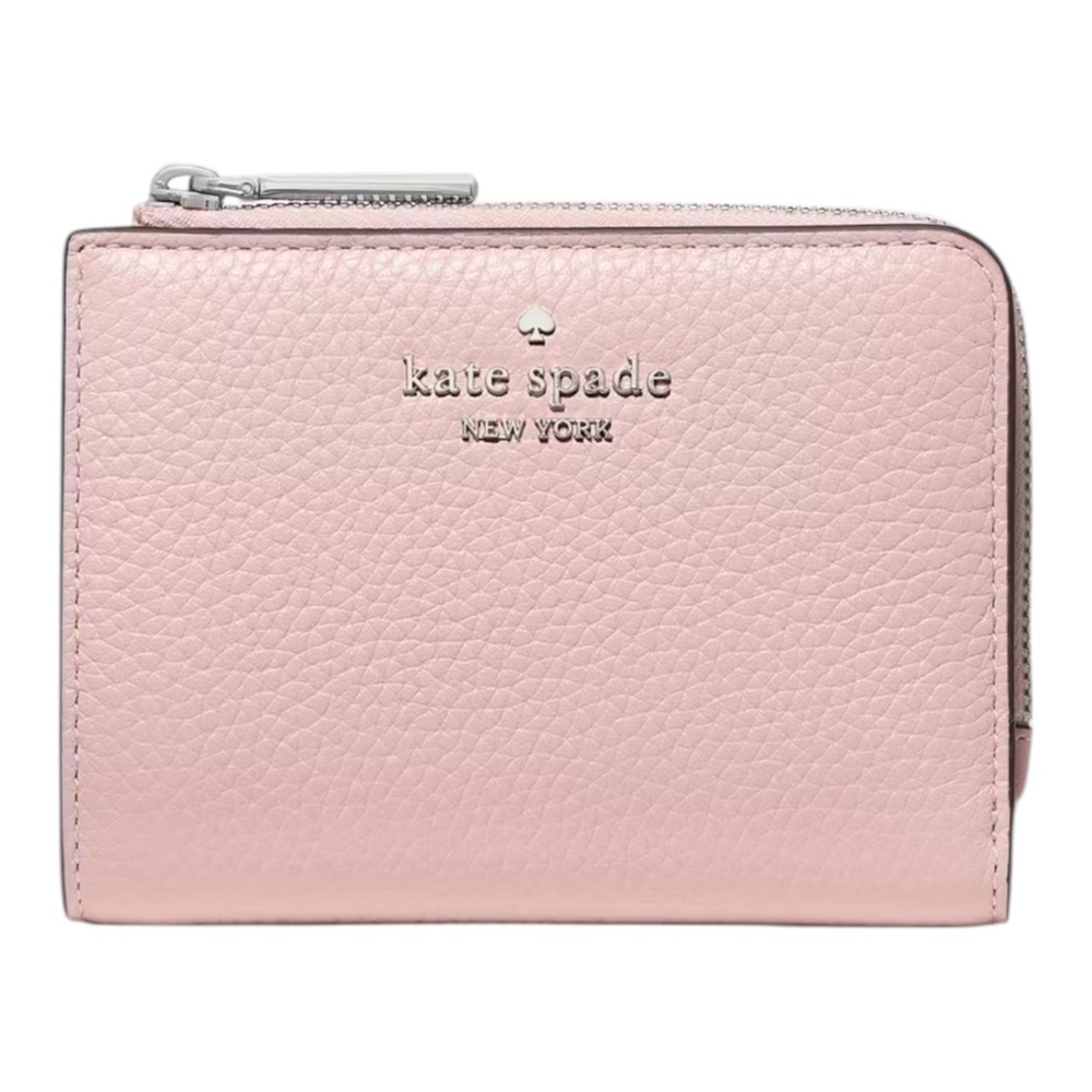Kate Spade New York Lena Small L-Zip Wallet in Tutu Pink - NIP